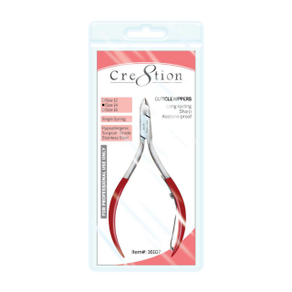 Cre8tion Cuticle Nippers Size 14, 1/2 Jaw, 16107 